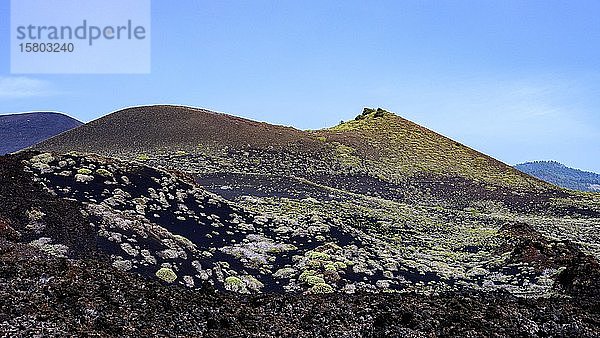 Vulkanische Landschaft im Süden von La Palma  La Palma  Kanarische Inseln  Spanien  Europa