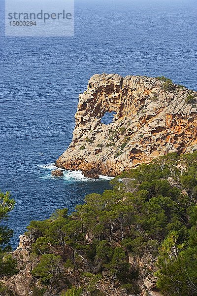 Deia  Halbinsel Sa Foradada  Mallorca  Balearische Inseln  Spanien  Europa