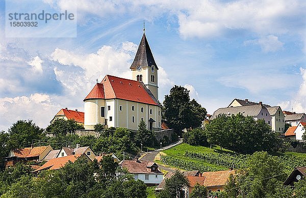 Pfarrkirche  Sankt Anna am Aigen  Südsteirisches Weinland  Steirischer Markt  Österreich  Europa