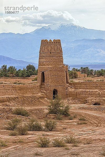Ruinen der Karawanserei Shafiabad  Provinz Kerman  Iran  Asien