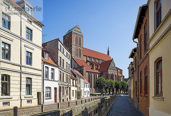 Basilika St. Nikolai  Hansestadt Wiesmar  Mecklenburg-Vorpommern  Deutschland  Europa