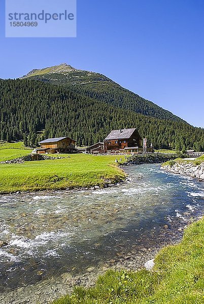 Krimmler Achental  Krimmler Tauernhaus  Krimmler Ache  Krimml  Pinzgau  Bundesland Salzburg  Österreich  Europa