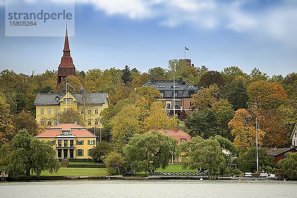 Herbst in Stockholm  Schweden  Europa