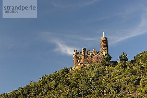 Burg Maus  St. Goarshausen-Wellmich  Oberes Mittelrheintal  Rhein-Lahn-Kreis  Rheinland-Pfalz  Deutschland  Europa