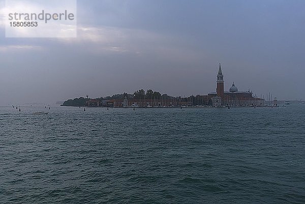 Insel von San Giorgio Maggiore  Venedig  Venetien  Italien  Europa