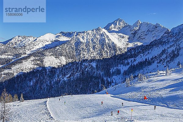 Mitterhausbahn  Skigebiet Planai  Schladming  Steiermark  Österreich  Europa