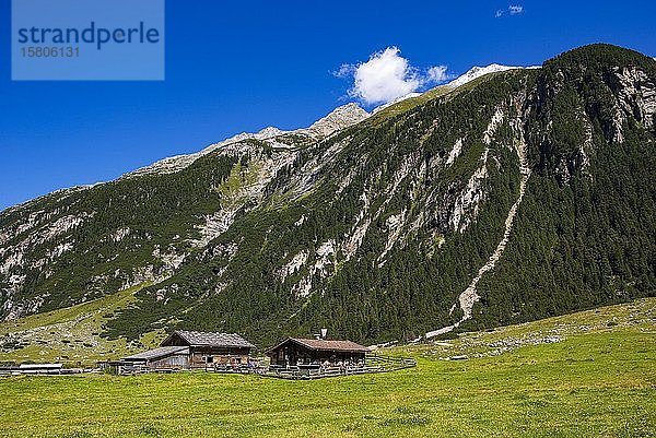 Krimmler Achental  Krimmler Tauernhaus  Krimmler Ache  Krimml  Pinzgau  Bundesland Salzburg  Österreich  Europa