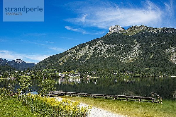 Altausseersee mit Blick auf den Loser  Altaussee  Salzkammergut  Steiermark  Österreich  Europa