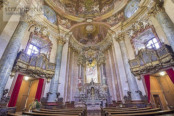 Barockkirche von  Stadl-Paura  Oberösterreich  Österreich  Europa