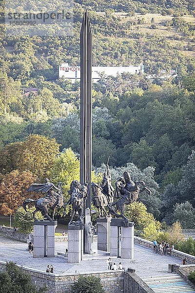 Assen-Denkmal  Veliko Tarnovo  Provinz Veliko Tarnovo  Bulgarien  Europa