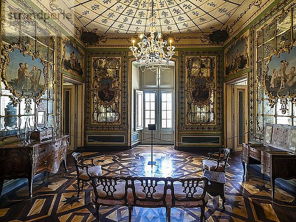 Innenansicht Palacio Nacional de Queluz  Queluz  Lissabon  Portugal  Europa