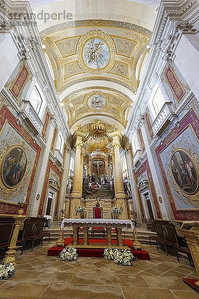 Santuario do Bom Jesus do Monte  Heiligtum des Guten Jesus vom Berg  Kirchendecke  Tenoes  Braga  Minho  Portugal  Europa