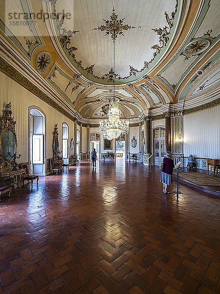 Innenansicht Palacio Nacional de Queluz  Queluz  Lissabon  Portugal  Europa