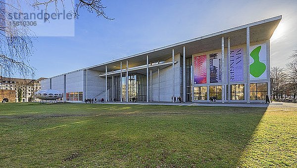 Nordfassade  Pinakothek der Moderne  München  Oberbayern  Bayern  Deutschland  Europa
