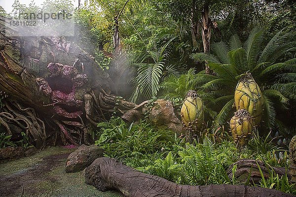 Künstliche Landschaft im Themenbereich Pandora  Themenpark Animal Kingdom  Walt Disney World  Orlando  Florida  USA  Nordamerika
