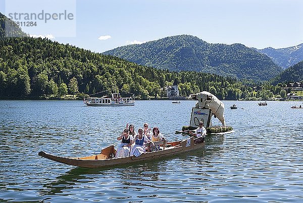 Narzissenfest  Festumzug in Grundlsee  Bad Aussee  Ausseerland  Salzkammergut  Steiermark  Österreich  Europa