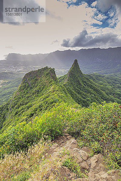 Three Peaks Trail  Insel Oahu  Hawaii  Vereinigte Staaten von Amerika  Nordamerika