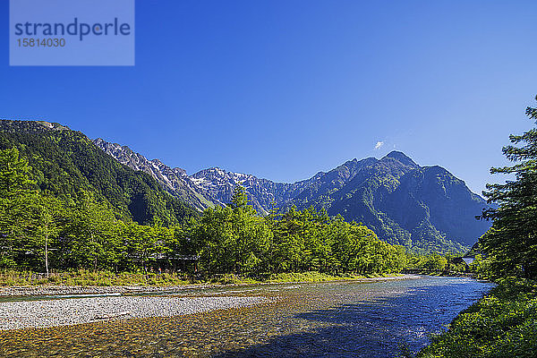 Kamikochi  Präfektur Nagano  Honshu  Japan  Asien