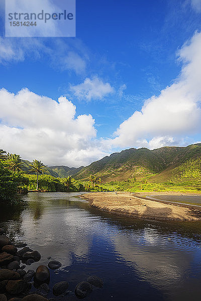 Halawa-Tal  Insel Molokai  Hawaii  Vereinigte Staaten von Amerika  Nord-Amerika