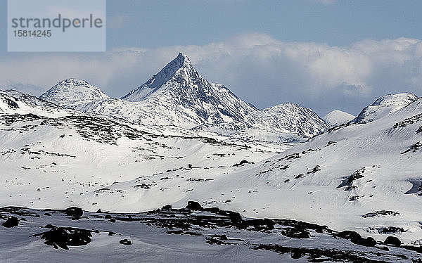 Sognefjell-Gebirge  oberhalb von Skjolden  Norwegen  Skandinavien  Europa