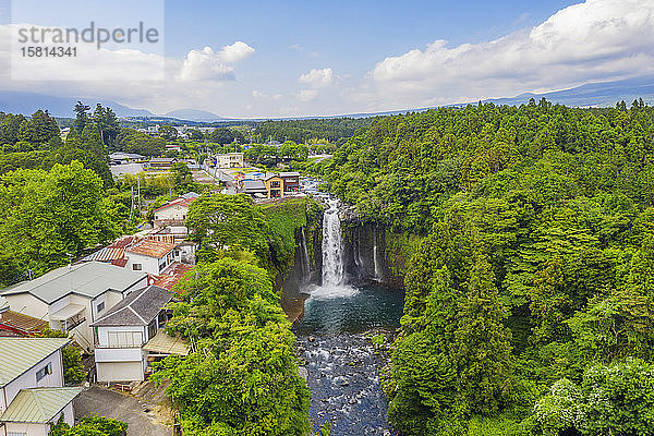 Otodome-Wasserfall  Fuji-Hakone-Izu-Nationalpark  UNESCO-Welterbe  Präfektur Shizuoka  Honshu  Japan  Asien