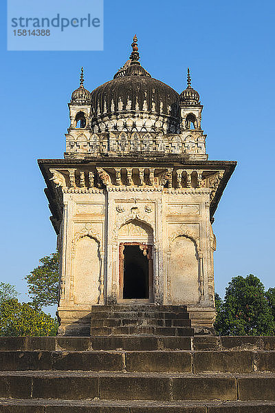 Parvati-Tempel mit architektonischen Elementen dreier Religionen  Islam  Buddhismus und Hinduismus  Khajuraho Group of Monuments  UNESCO-Weltkulturerbe  Bundesstaat Madhya Pradesh  Indien  Asien