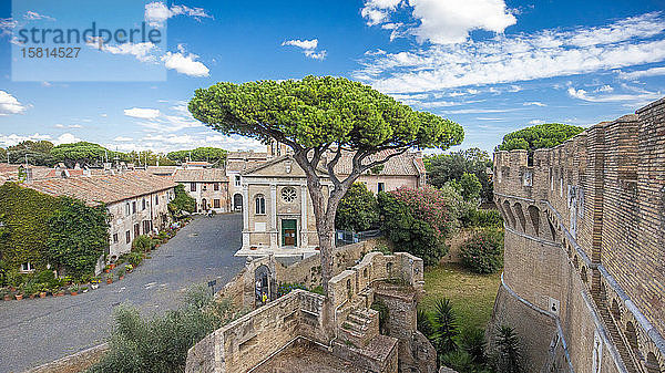 Antikes Dorf Ostia  Rom  Latium  Italien  Europa