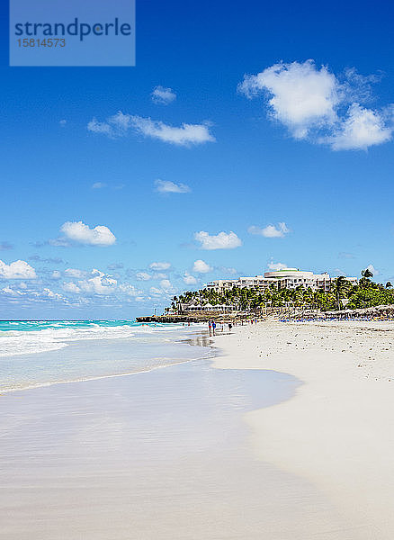Strand in Varadero  Provinz Matanzas  Kuba  Westindien  Karibik  Mittelamerika