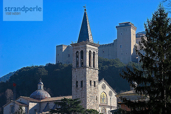Kathedrale von Santa Maria Assunta  Spoleto  Perugia  Umbrien  Italien  Europa