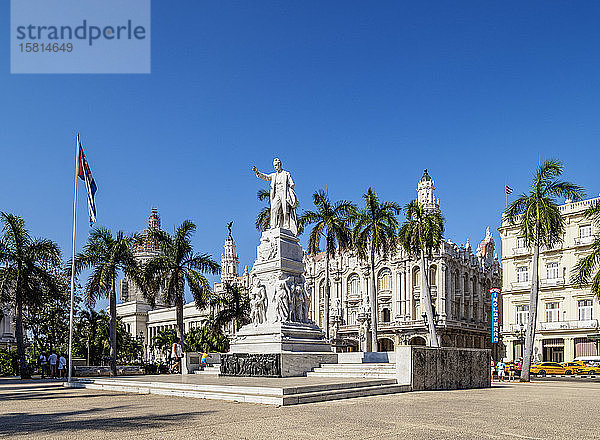 Parque Central (Zentraler Park)  La Habana Vieja  Havanna  Provinz La Habana  Kuba  Westindien  Karibik  Mittelamerika