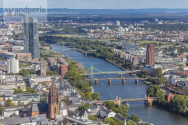 Main Tower  Frankfurt am Main  Hessen  Deutschland  Europa