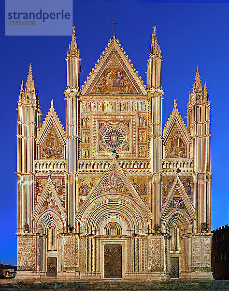 Kathedrale von Santa Maria Assunta  Orvieto  Terni  Umbrien  Italien  Europa