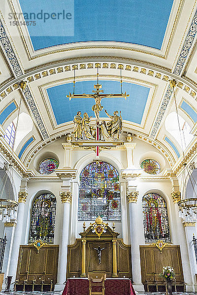Innenraum der Kirche St. Mary Le Bow in der City of London  London  England  Vereinigtes Königreich  Europa