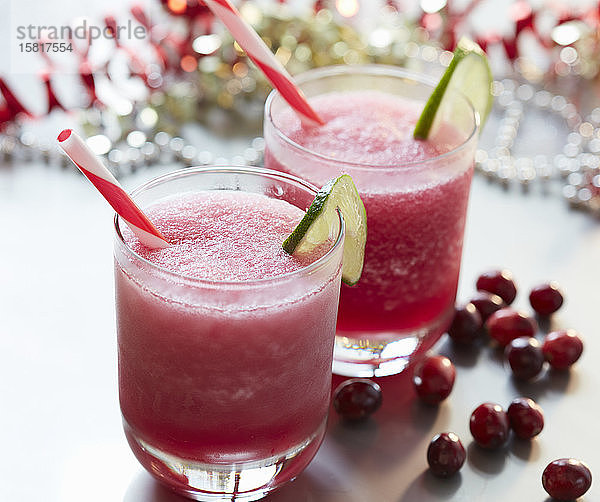 Pucker Up Getränk mit Wodka und Cranberrysaft