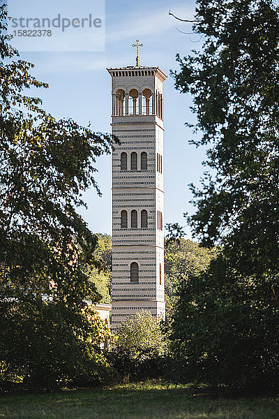 Deutschland  Brandenburg  Potsdam  Glockenturm der Erlöserkirche