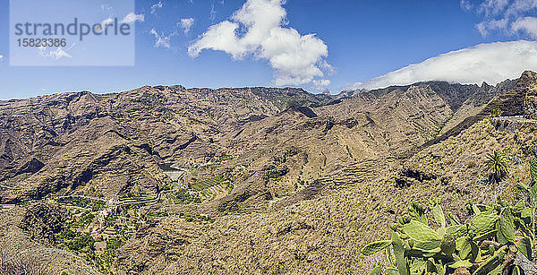 Spian  Kanarische Inseln  Landschaft auf La Gomera