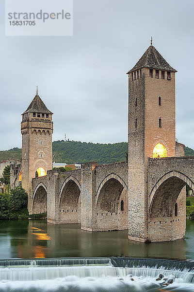 Pont ValentrÃ©-BrÃ?cke  Cahors  Midi-PyrÃ©nÃ©es  Frankreich