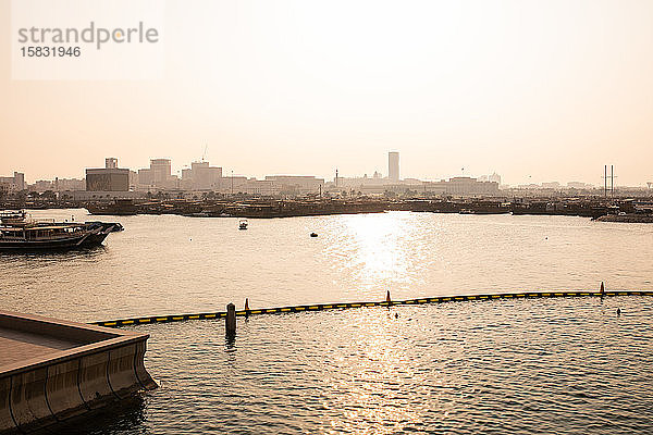 Hafen am Persischen Golf in Doha