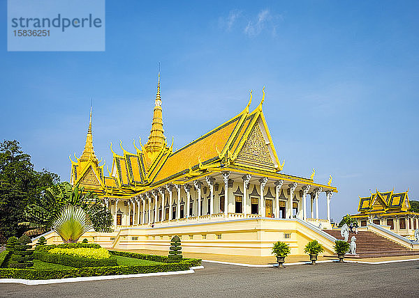 Thronsaal des Königspalastes  Phnom Penh  Kambodscha