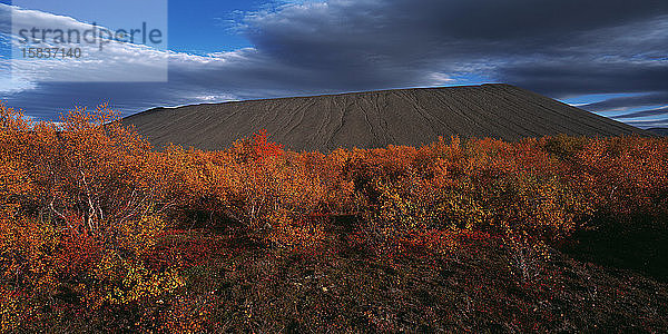 Vulkan Hverfjall in Nordisland in der Nähe des Myvatn-Sees