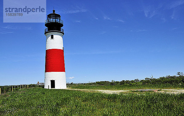 Der Sankaty-Leuchtturm auf Nantucket Island  Massachusetts