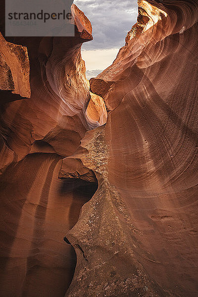 Das Innere des Antelope Canyon  Farbe und Texturen