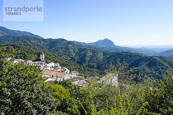 Dorf Genalguacil in Malaga  Spanien