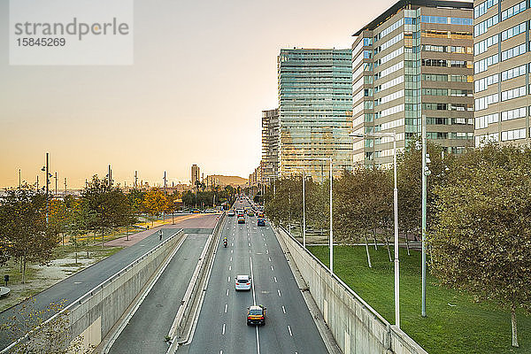 Residenztürme an der Diagonal Mar und der Poblenou Maritime Front