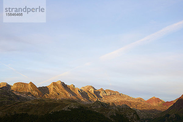 Sonnenaufgang im Canfranc-Tal