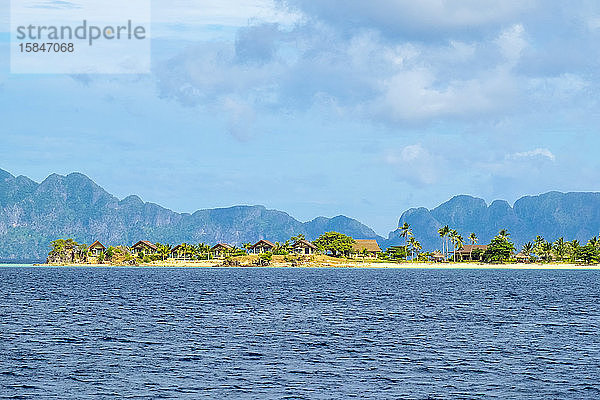 Resort an der Nordspitze der Insel Bulalacao  Philippinen