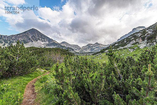 Erstaunliche Landschaft des Pirin-Gebirges Bulgarien.