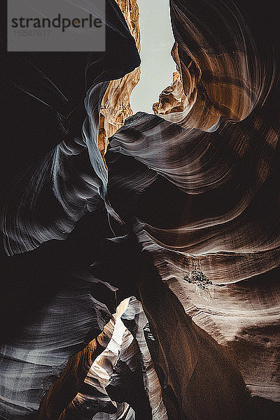 Das Innere des Antelope Canyon  Farbe und Texturen