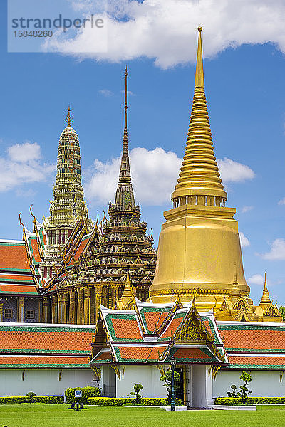 Tempel des Smaragd-Buddhas (Wat Phra Kaew)  Großer Palast  Bangkok