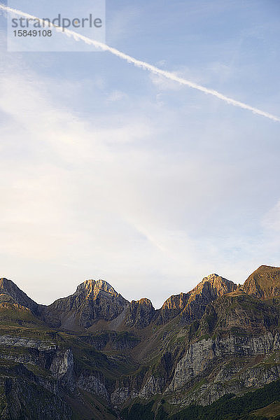 Sonnenaufgang im Canfranc-Tal